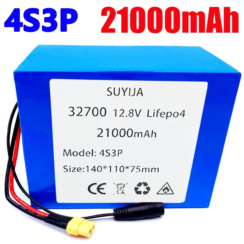 32700 Rechargeable Battery Lifepo4 4S3P 12.8V 21Ah 4S 40A 100A Balanced BMS for Electric Boat and Uninterrupted Power Supply 12V
32700 Rechargeable Battery Lifepo4 4S3P 12.8V 21Ah 4S 40A 100A Balanced BMS for Electric Boat and Uninterrupted Power Supply 12V
