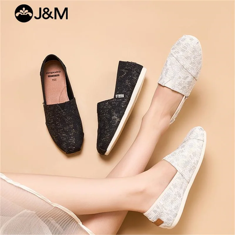 J&M Casual Shoes Women 2024 Luxury Lady Korean Breathable Flats Spring Summer Slip-on Shoes Black White Cloth Shoes Sneakers
J&M Casual Shoes Women 2024 Luxury Lady Korean Breathable Flats Spring Summer Slip-on Shoes Black White Cloth Shoes Sneakers