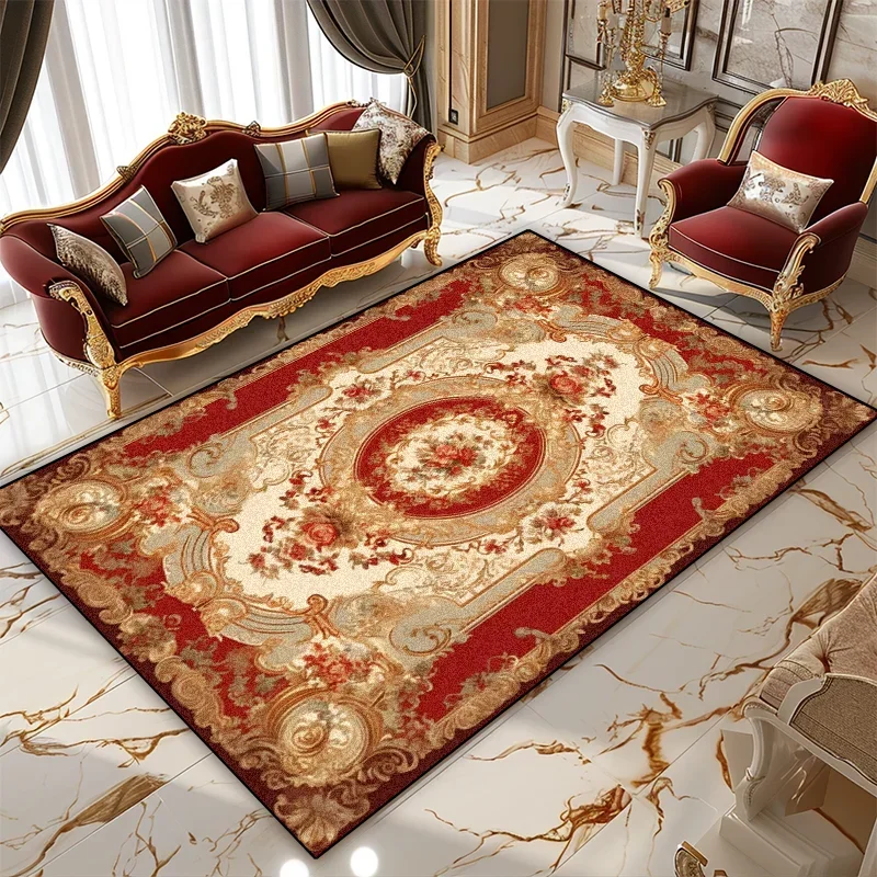 European Red Carpet Living Room Decoration Luxury Large Size Floor Mats Non-slip Bedroom Rugs Washable Lounge Computer Chair Mat
European Red Carpet Living Room Decoration Luxury Large Size Floor Mats Non-slip Bedroom Rugs Washable Lounge Computer Chair Mat