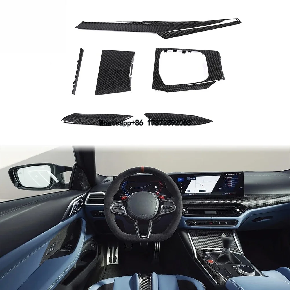 Carbon Fiber Full Replacement Interior Trim Kit for M2 G87 M3 G80 M4 G82 M8 G81 G42 M240i G20 340i LHD Pre-Lci
Carbon Fiber Full Replacement Interior Trim Kit for M2 G87 M3 G80 M4 G82 M8 G81 G42 M240i G20 340i LHD Pre-Lci