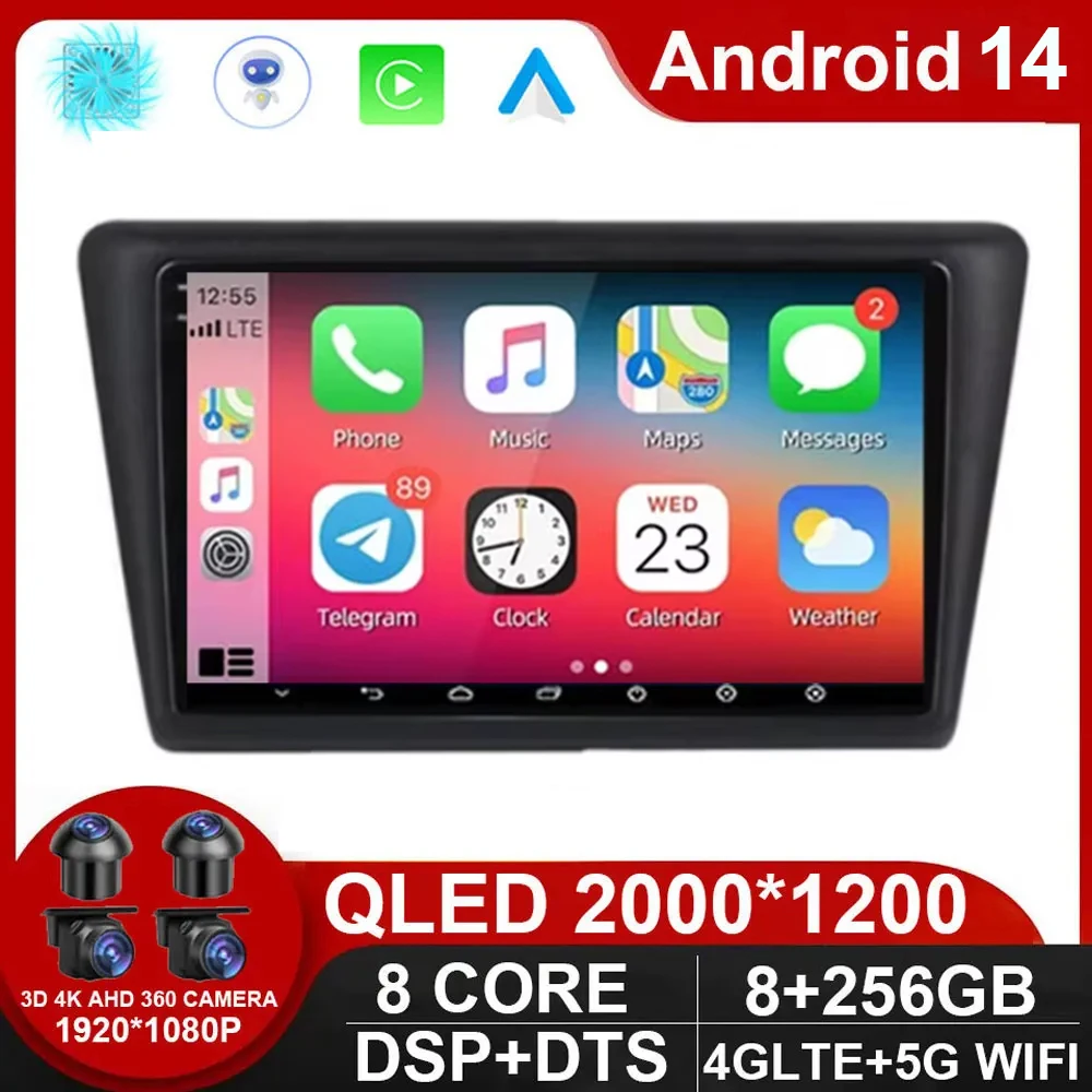 Android 14 Car Radio Multimidia Video Player For Volkswagen Skoda Rapid 2013 GPS Navigation 2din Carplay Auto Stereo 2 Din
Android 14 Car Radio Multimidia Video Player For Volkswagen Skoda Rapid 2013 GPS Navigation 2din Carplay Auto Stereo 2 Din
