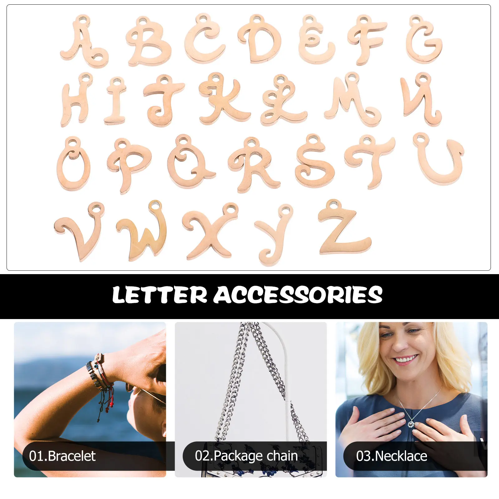 26 шт. подвесок-букв A-Z для самостоятельного изготовления украшений, ожерелий, браслетов, поделок, декоративных подвесок-букв, алфавитных подвесок DIY
26 шт. подвесок-букв A-Z для самостоятельного изготовления украшений, ожерелий, браслетов, поделок, декоративных подвесок-букв, алфавитных подвесок DIY