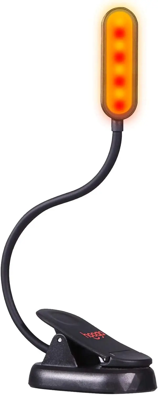 Amber & Red Book Light – Blue Light Blocking, Stepless Dimming, Rechargeable Clip-On for Night Reading
Amber & Red Book Light – Blue Light Blocking, Stepless Dimming, Rechargeable Clip-On for Night Reading