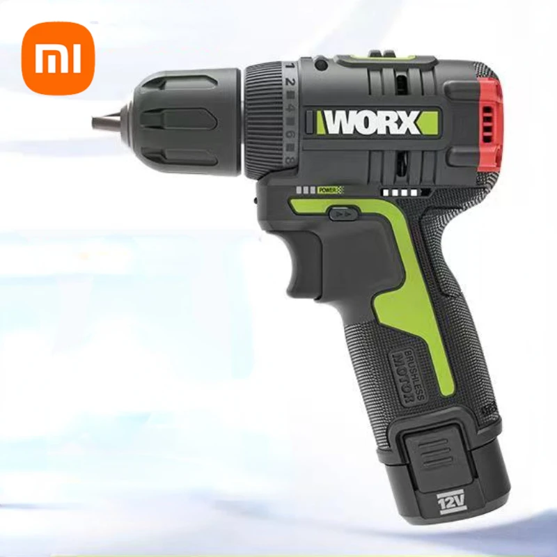 Беспроводная электрическая дрель Xiaomi WORX WU130X, 12 В, 40 нм, бесщеточный двигатель, 1800 об/мин, ручная дрель с индикатором емкости, инструменты для домашнего ремонта
Беспроводная электрическая дрель Xiaomi WORX WU130X, 12 В, 40 нм, бесщеточный двигатель, 1800 об/мин, ручная дрель с индикатором емкости, инструменты для домашнего ремонта