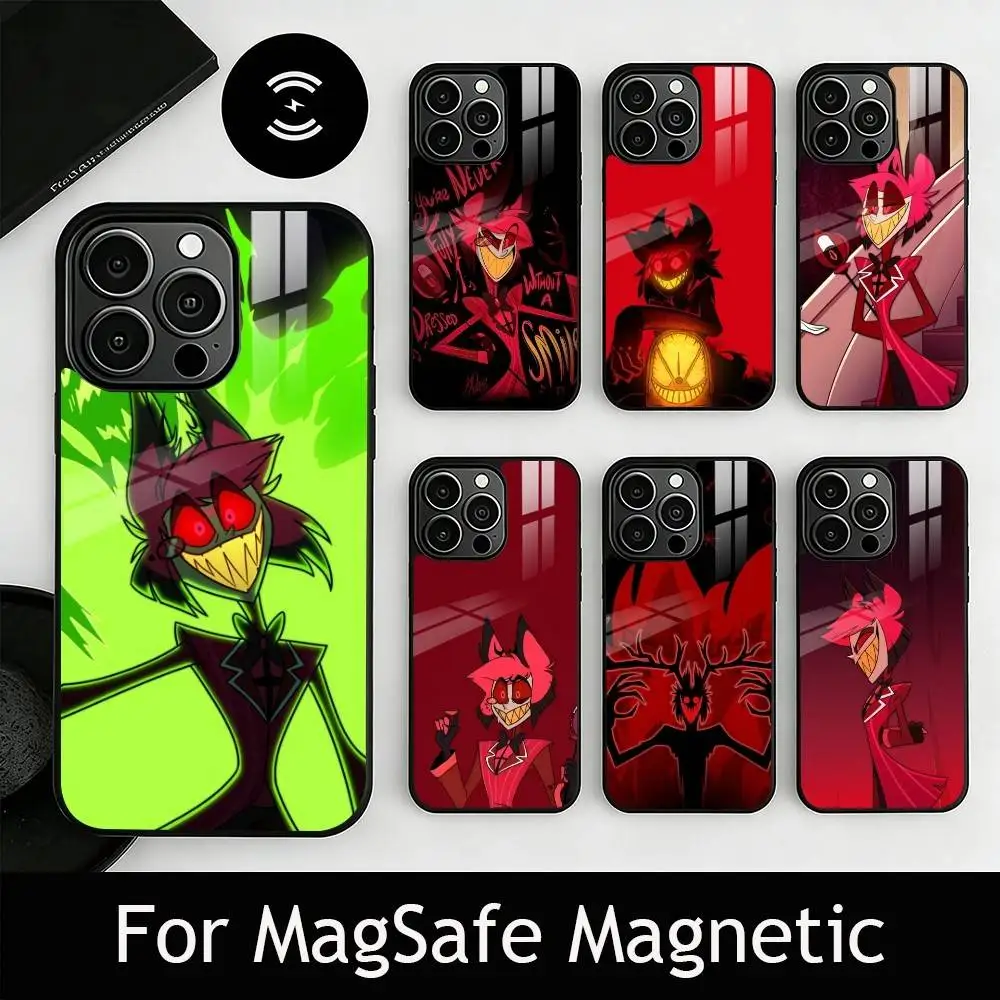 H-Hazbin A-Alastor Phone Case For iPhone17,16,15,14,13,12,11 Plus,Pro Magnetic with Magsafe Wireless Charging
H-Hazbin A-Alastor Phone Case For iPhone17,16,15,14,13,12,11 Plus,Pro Magnetic with Magsafe Wireless Charging