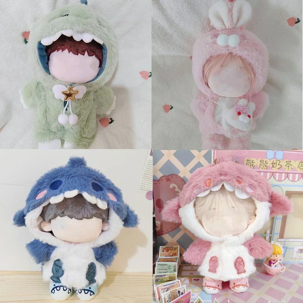 20cm Doll Plush Clothes Cartoon Animal Jumpsuit Dinosaur Rabbit Toys Accessories Changing Dressing Game Cotton Stuffed Hairy
20cm Doll Plush Clothes Cartoon Animal Jumpsuit Dinosaur Rabbit Toys Accessories Changing Dressing Game Cotton Stuffed Hairy