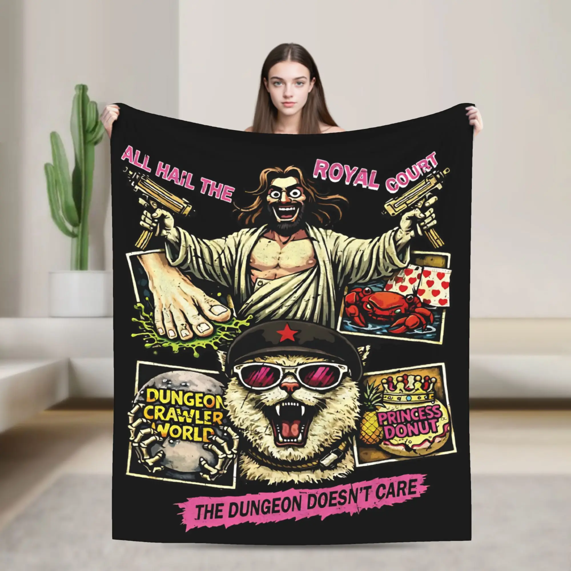 Dungeon Crawler Carl royal court Princess Donut DCC Blankets Wool Vintage Warm Throw Blanket for Bedding Lounge Autumn/Winter,
Dungeon Crawler Carl royal court Princess Donut DCC Blankets Wool Vintage Warm Throw Blanket for Bedding Lounge Autumn/Winter,