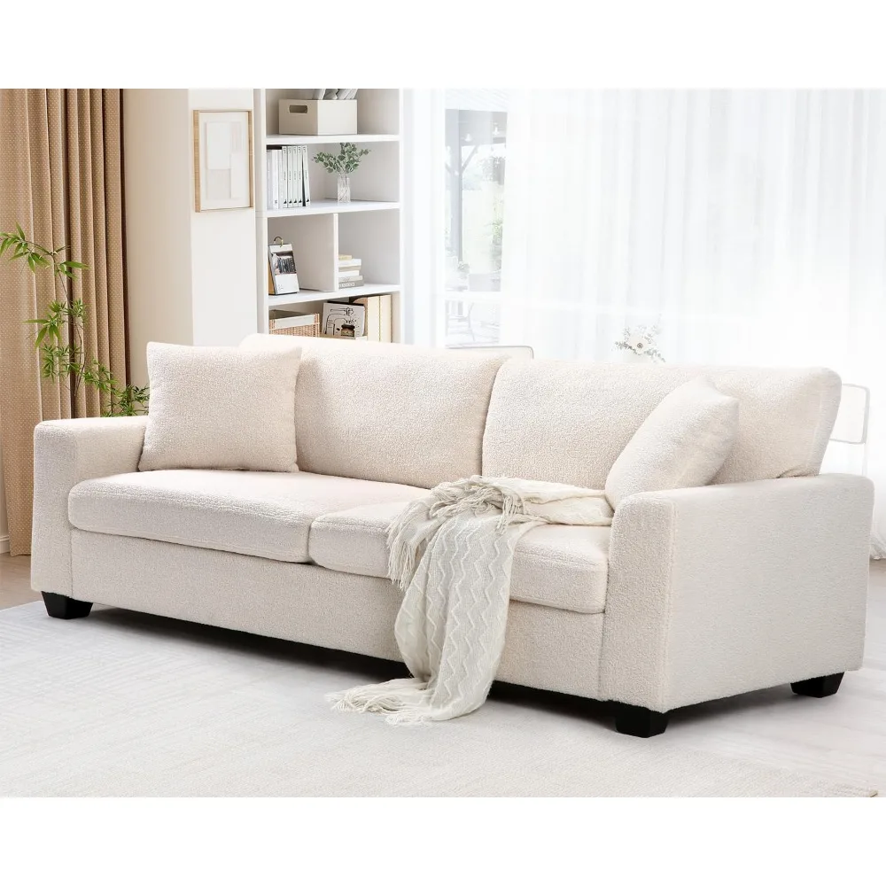 83-Inch Comfy Sofa Couch - Modern 3 Seater for Living Room, Bedroom, and Home Office
83-Inch Comfy Sofa Couch - Modern 3 Seater for Living Room, Bedroom, and Home Office