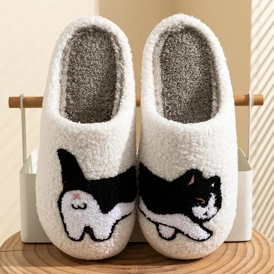 Women Winter Home Warm Slippers Indoor Cute Cartoon Cat Soft Sole Exquisite Bedroom Anti-slip Comfort Fashion Cotton Shoes
Women Winter Home Warm Slippers Indoor Cute Cartoon Cat Soft Sole Exquisite Bedroom Anti-slip Comfort Fashion Cotton Shoes