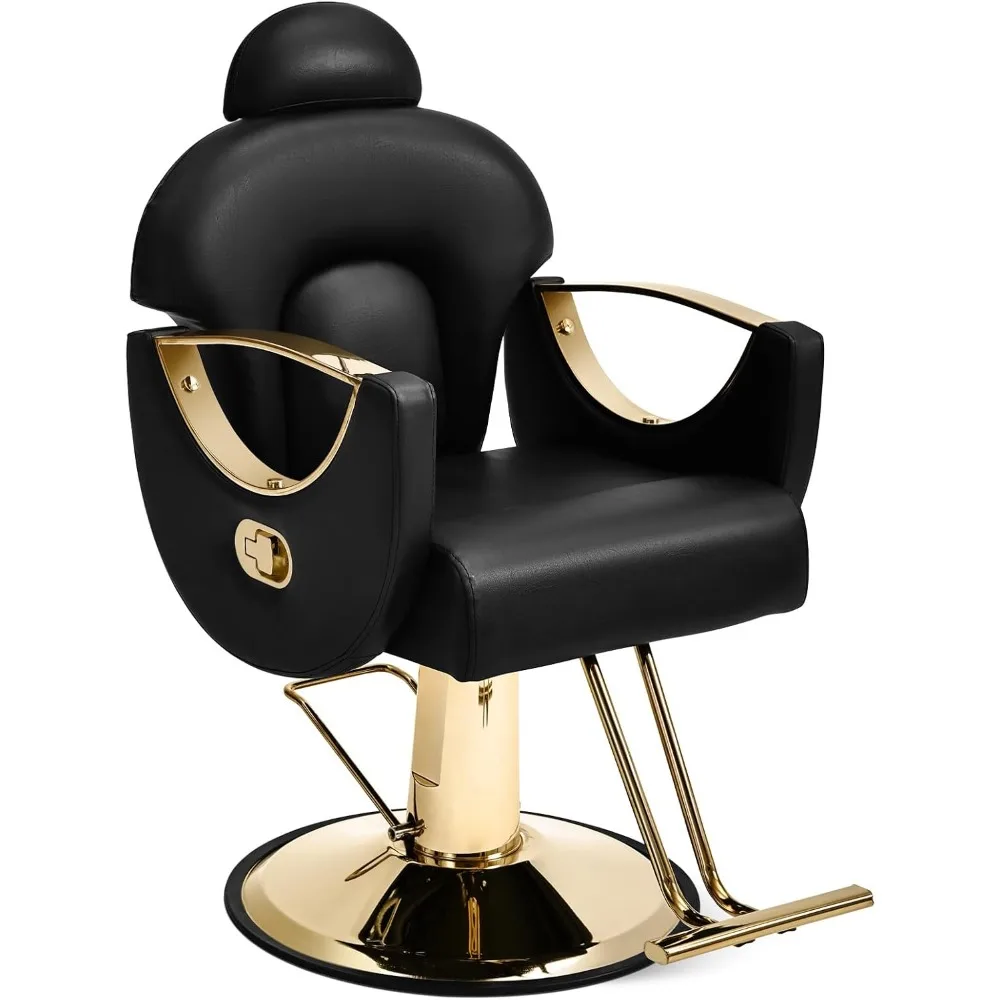 Reclining Barber Chair Oversized Hydraulic Pump Heavy Duty Hair Salon Chair 360 Degree Swivel Hair Chair for Hair Stylist
Reclining Barber Chair Oversized Hydraulic Pump Heavy Duty Hair Salon Chair 360 Degree Swivel Hair Chair for Hair Stylist