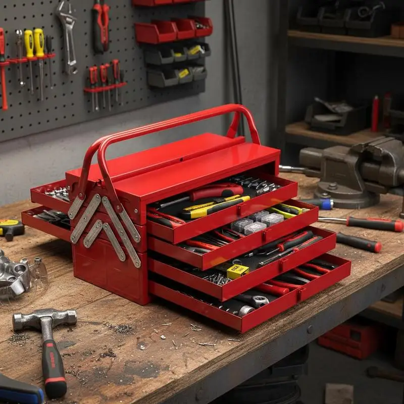 Free Shipping-Cantilever Tool Chest 18-inch For Household Factory Warehouse, 3-Tier 5-Tray Portable Folding Design Metal Handle
Free Shipping-Cantilever Tool Chest 18-inch For Household Factory Warehouse, 3-Tier 5-Tray Portable Folding Design Metal Handle
