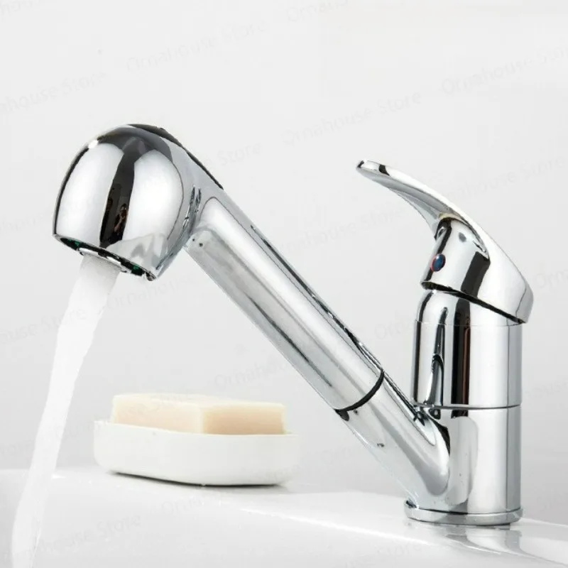 Kitchen Faucet Single Handle Long Nozzle Pull Out Brass Hot and Cold Water Mixer Sink Tap Wide Single Handle Kitchean Faucet
Kitchen Faucet Single Handle Long Nozzle Pull Out Brass Hot and Cold Water Mixer Sink Tap Wide Single Handle Kitchean Faucet