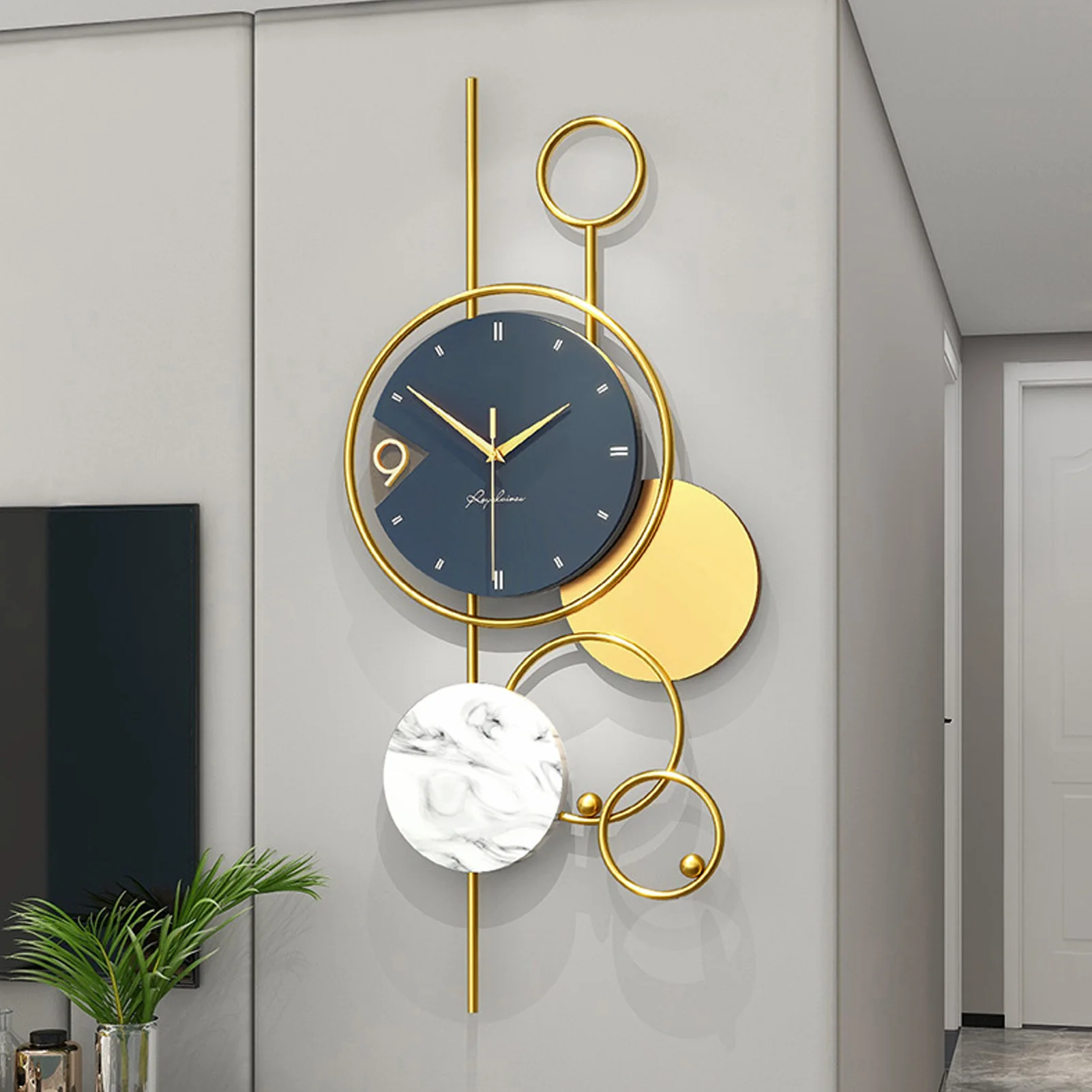 Modern Wall Clock Innovative Decorative Silent Wall Clock For Living Room Office Bedroom
Modern Wall Clock Innovative Decorative Silent Wall Clock For Living Room Office Bedroom