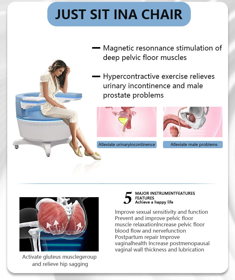 EMS Electromagnetic Non-Invasive Treatment Of Urinar Postpartum Repair Chair Pelvic Floor Muscle Stimulator Exerciser Machine
EMS Electromagnetic Non-Invasive Treatment Of Urinar Postpartum Repair Chair Pelvic Floor Muscle Stimulator Exerciser Machine