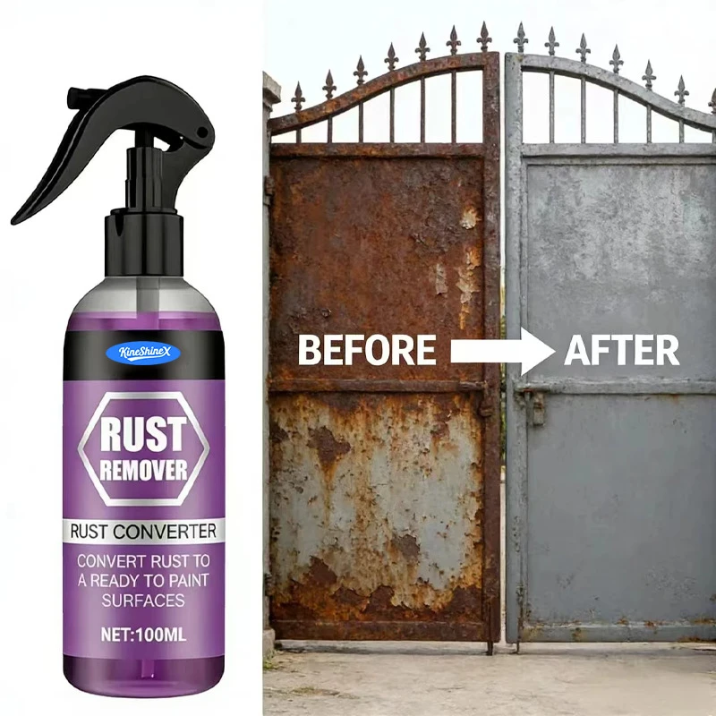 100ML Rust Converter Rust Remover, Convert Rust Into Paintable Surface, Auto Metal Parts Maintenance
100ML Rust Converter Rust Remover, Convert Rust Into Paintable Surface, Auto Metal Parts Maintenance