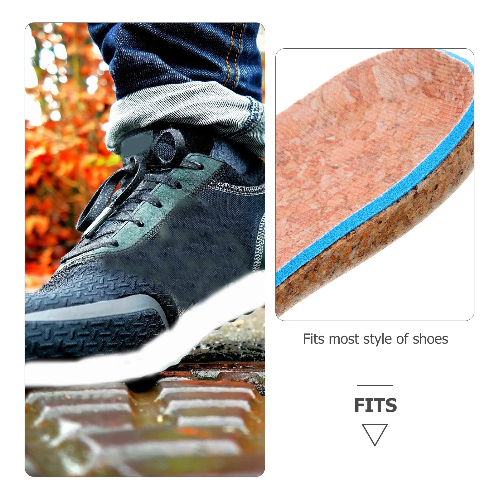 1Pair Height Increase Heel Pads Invisible Cork Inner Lift Insoles Comfortable Unisex Shoe Inserts Pressure Absorbing Shoe
1Pair Height Increase Heel Pads Invisible Cork Inner Lift Insoles Comfortable Unisex Shoe Inserts Pressure Absorbing Shoe