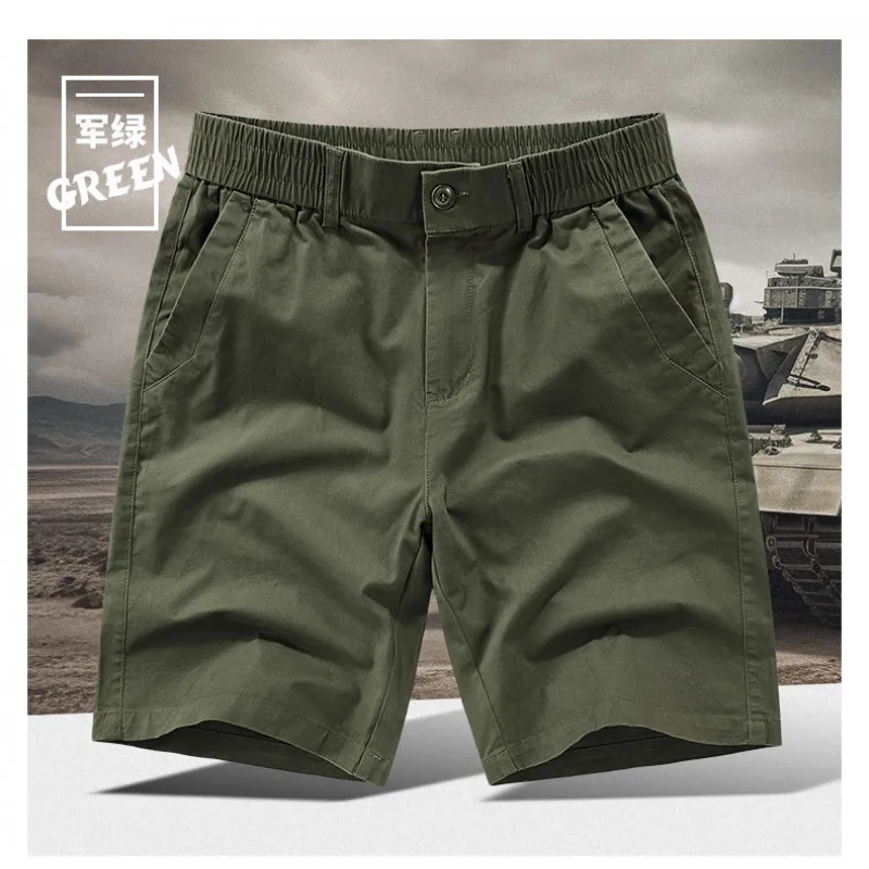 Новые летние американские повседневные шорты для мужчин - универсальные эластичные брюки из чистого хлопка с пятью карманами и поясом.
Новые летние американские повседневные шорты для мужчин - универсальные эластичные брюки из чистого хлопка с пятью карманами и поясом.