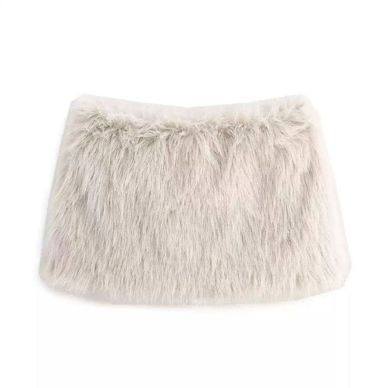 French Mini Skirt Casual Faux Fur Sexy Streetwear Fashionable Winter Short Solid High Waist Bottoms Slim Fit Skirts Zipper Cloth
French Mini Skirt Casual Faux Fur Sexy Streetwear Fashionable Winter Short Solid High Waist Bottoms Slim Fit Skirts Zipper Cloth