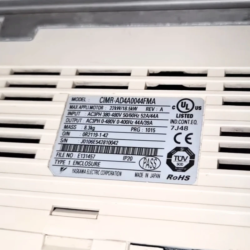 CIMR-AD4A0044FMA Yaskawa A1000 Inverter In Stock Global Fast Shipping 1 Year Warranty
CIMR-AD4A0044FMA Yaskawa A1000 Inverter In Stock Global Fast Shipping 1 Year Warranty