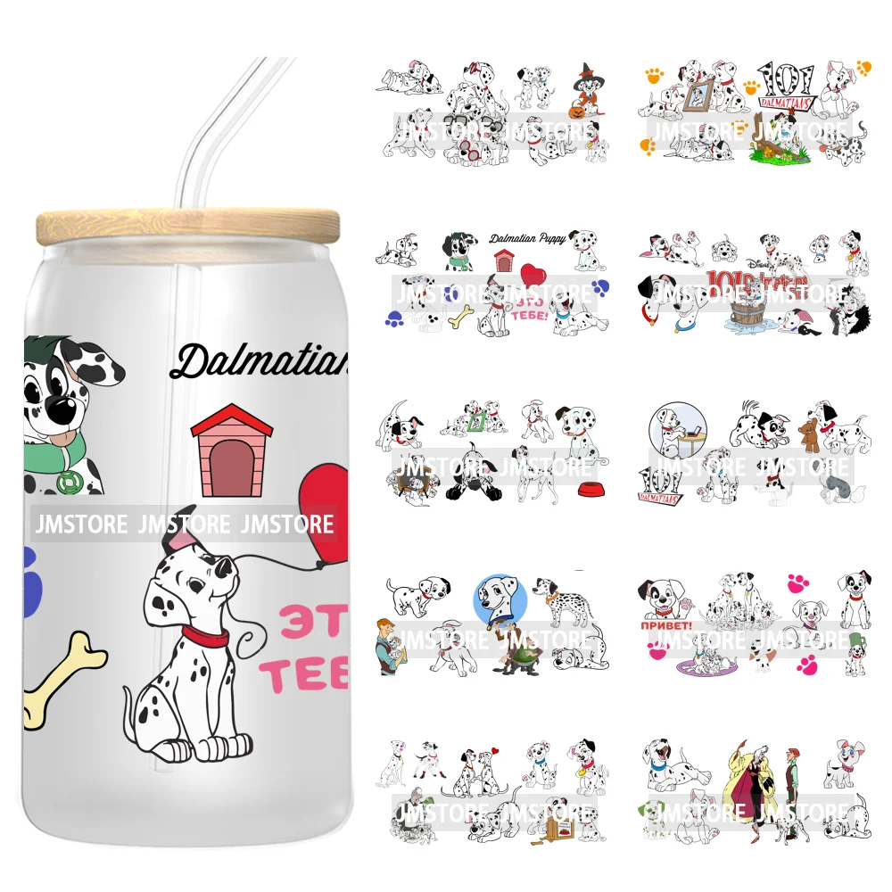 Cute Loyal Dogs Black Dalmatian UV DTF Cup Wraps Ready To Apply Waterproof Transfer Stickers For 16OZ Libbey Glass Can Tumbler
Cute Loyal Dogs Black Dalmatian UV DTF Cup Wraps Ready To Apply Waterproof Transfer Stickers For 16OZ Libbey Glass Can Tumbler