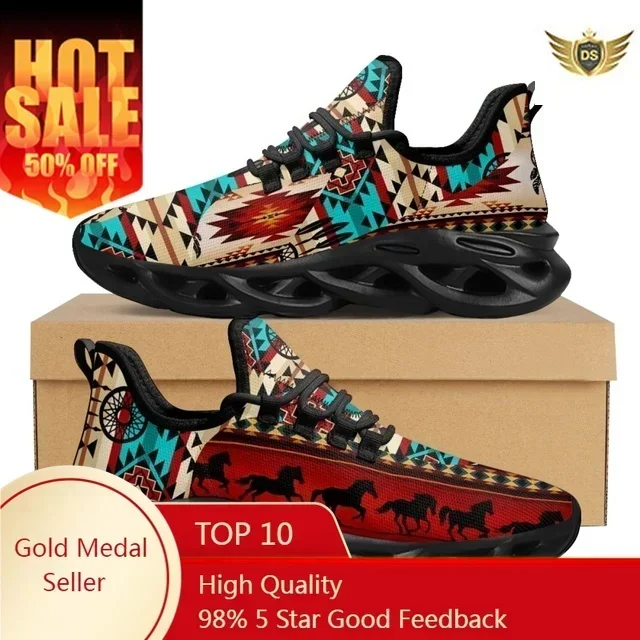 Sneakers American Ethnic Tribal Aztec Printed Non-slip Outdoor Platform Shoes Fashion Mesh Shock Absorption Vulcanized Shoes New
Sneakers American Ethnic Tribal Aztec Printed Non-slip Outdoor Platform Shoes Fashion Mesh Shock Absorption Vulcanized Shoes New
