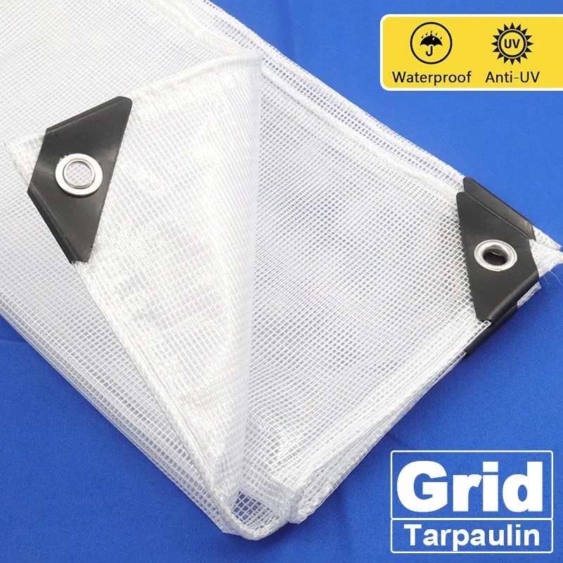 Grid Tarpaulin PVC Translucent Rainproof Cloth Anti-UV Sun Shading Sail Outdoor Raincover Fence Privacy Screen Waterproof Awning
Grid Tarpaulin PVC Translucent Rainproof Cloth Anti-UV Sun Shading Sail Outdoor Raincover Fence Privacy Screen Waterproof Awning