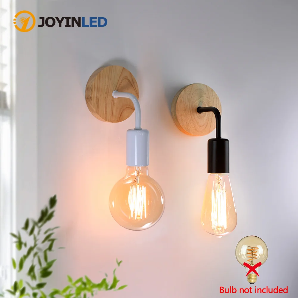 Wood Wall Lamp Vintage Sconce Wall Lights Fixture E27 Bedside Retro Vintage Lamp Industrial Decor Dining Room Bedroom Light
Wood Wall Lamp Vintage Sconce Wall Lights Fixture E27 Bedside Retro Vintage Lamp Industrial Decor Dining Room Bedroom Light