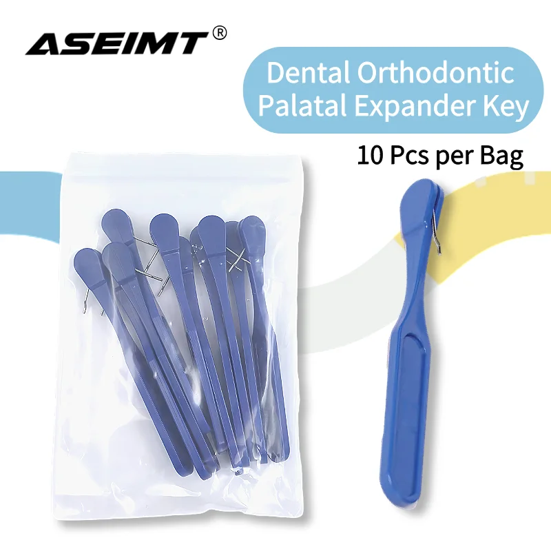 Dental Expansion Screw Swivel Keys 10Pcs Rapid Palatal Orthodontic Expander Rapid Adjustment Instrument
Dental Expansion Screw Swivel Keys 10Pcs Rapid Palatal Orthodontic Expander Rapid Adjustment Instrument