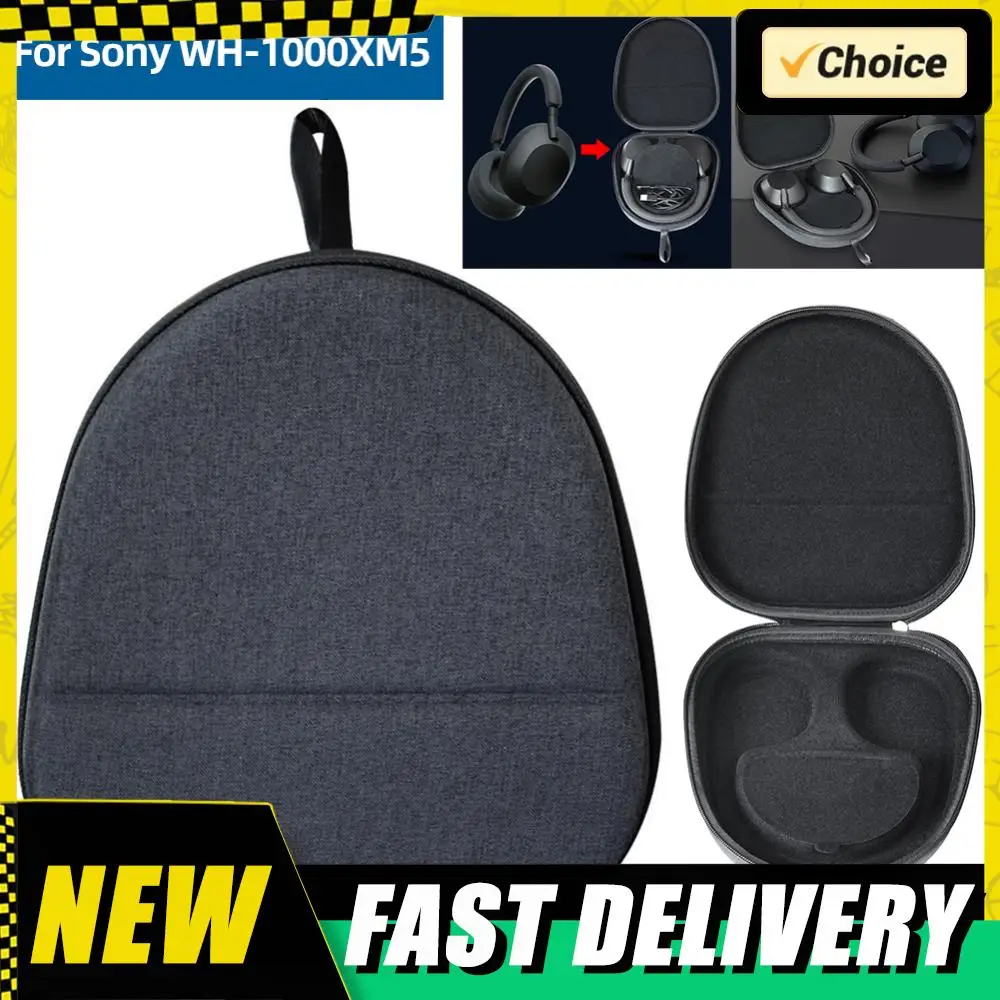 Жесткий чехол для наушников Sony WH-1000XM5, противоударный защитный жесткий чехол с защитой от падения, дорожная сумка из ЭВА с защитой от царапин
Жесткий чехол для наушников Sony WH-1000XM5, противоударный защитный жесткий чехол с защитой от падения, дорожная сумка из ЭВА с защитой от царапин