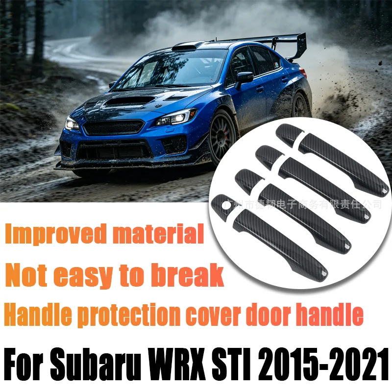 For Subaru WRX STI 2015-2021 Carbon Fiber Door Handle Cover, Exterior Handle Trim Sticker, Car Decorative Accessory
For Subaru WRX STI 2015-2021 Carbon Fiber Door Handle Cover, Exterior Handle Trim Sticker, Car Decorative Accessory