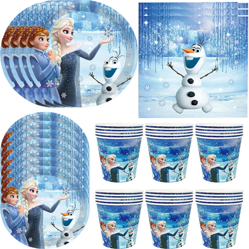 Disney Blue Frozen Anna birthday party paper Cup Plate tablecloth large disposable tableware party decoration Set
Disney Blue Frozen Anna birthday party paper Cup Plate tablecloth large disposable tableware party decoration Set