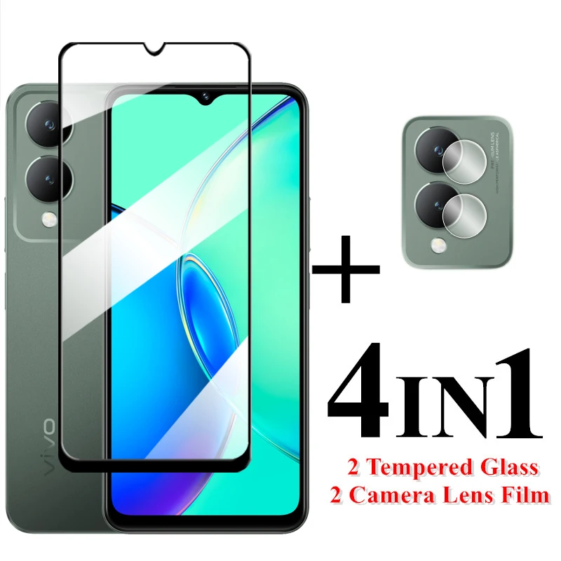 For Vivo Y17s Screen Protector 6.56 inch Full Cover Glass For Vivo Y17s 4G Tempered Glass For Vivo Y17s Camera Lens Film
For Vivo Y17s Screen Protector 6.56 inch Full Cover Glass For Vivo Y17s 4G Tempered Glass For Vivo Y17s Camera Lens Film