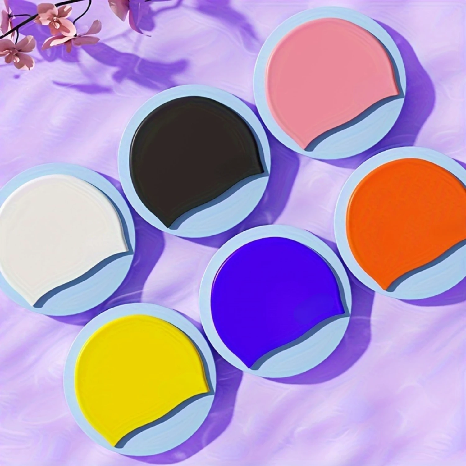 1pc Silicone Swimming Cap, Waterproof Non-slip High Elastic Hat for Women and Men
1pc Silicone Swimming Cap, Waterproof Non-slip High Elastic Hat for Women and Men
