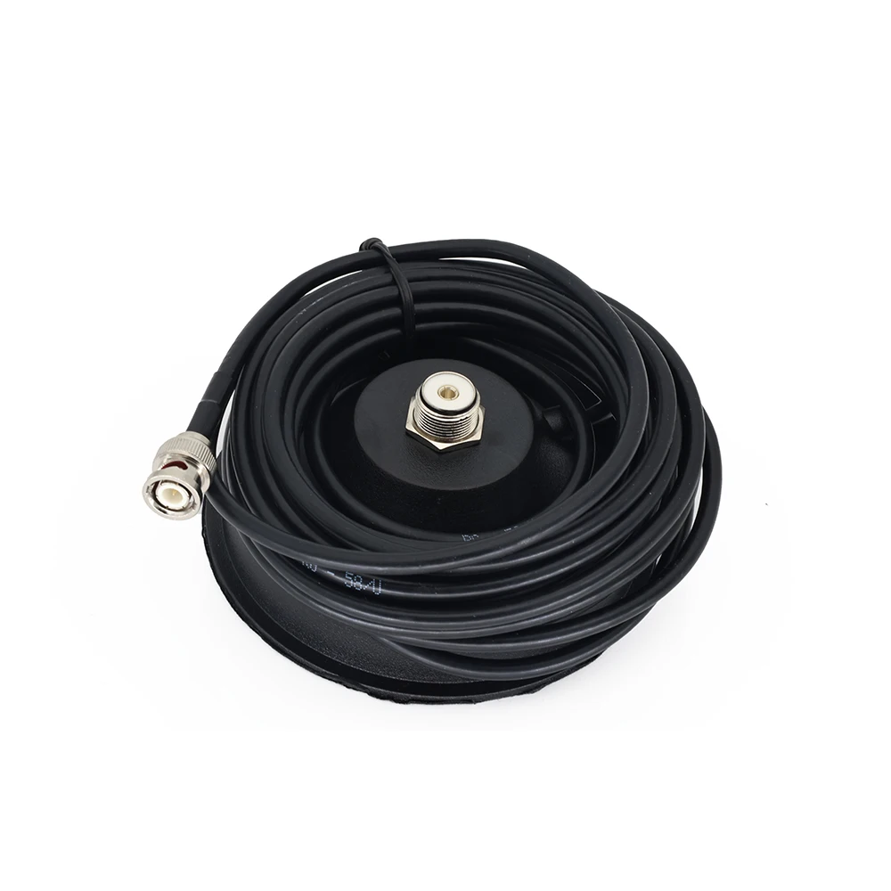 Two Way Radio Car Antenna Bracket PL259 to BNC 12cm Magnetic Suction Cup Base with 5m RG58 Extension Cable
Two Way Radio Car Antenna Bracket PL259 to BNC 12cm Magnetic Suction Cup Base with 5m RG58 Extension Cable
