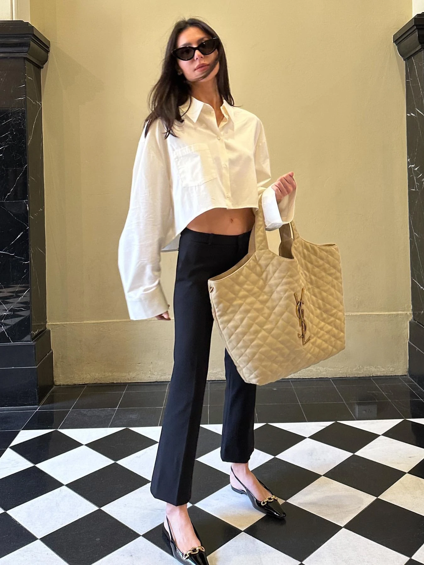 Spring Commute Style High Waist Micro Flare Pants Nine Points Straight Leg Casual Trousers for Women Elastic Slimming
Spring Commute Style High Waist Micro Flare Pants Nine Points Straight Leg Casual Trousers for Women Elastic Slimming