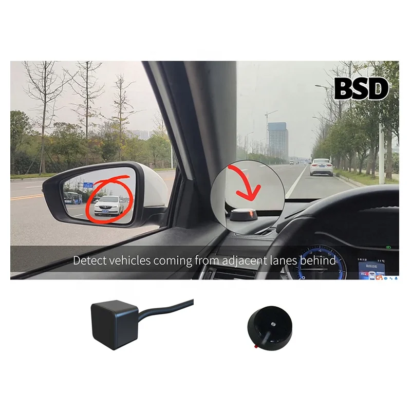 79GHz Millimeter Wave Radar 50m Blind Spot Detection Safe Lane Change Assistant Car Collision Warning System
79GHz Millimeter Wave Radar 50m Blind Spot Detection Safe Lane Change Assistant Car Collision Warning System