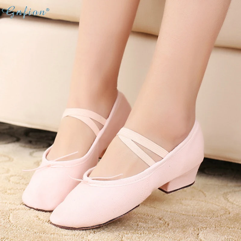 GNFION Teachers Leather Shoes Adult Ballet Shoes with Heel Woman's Canvas Practise Dancing Shoe Zapatos De Baile Jazz Flats
GNFION Teachers Leather Shoes Adult Ballet Shoes with Heel Woman's Canvas Practise Dancing Shoe Zapatos De Baile Jazz Flats