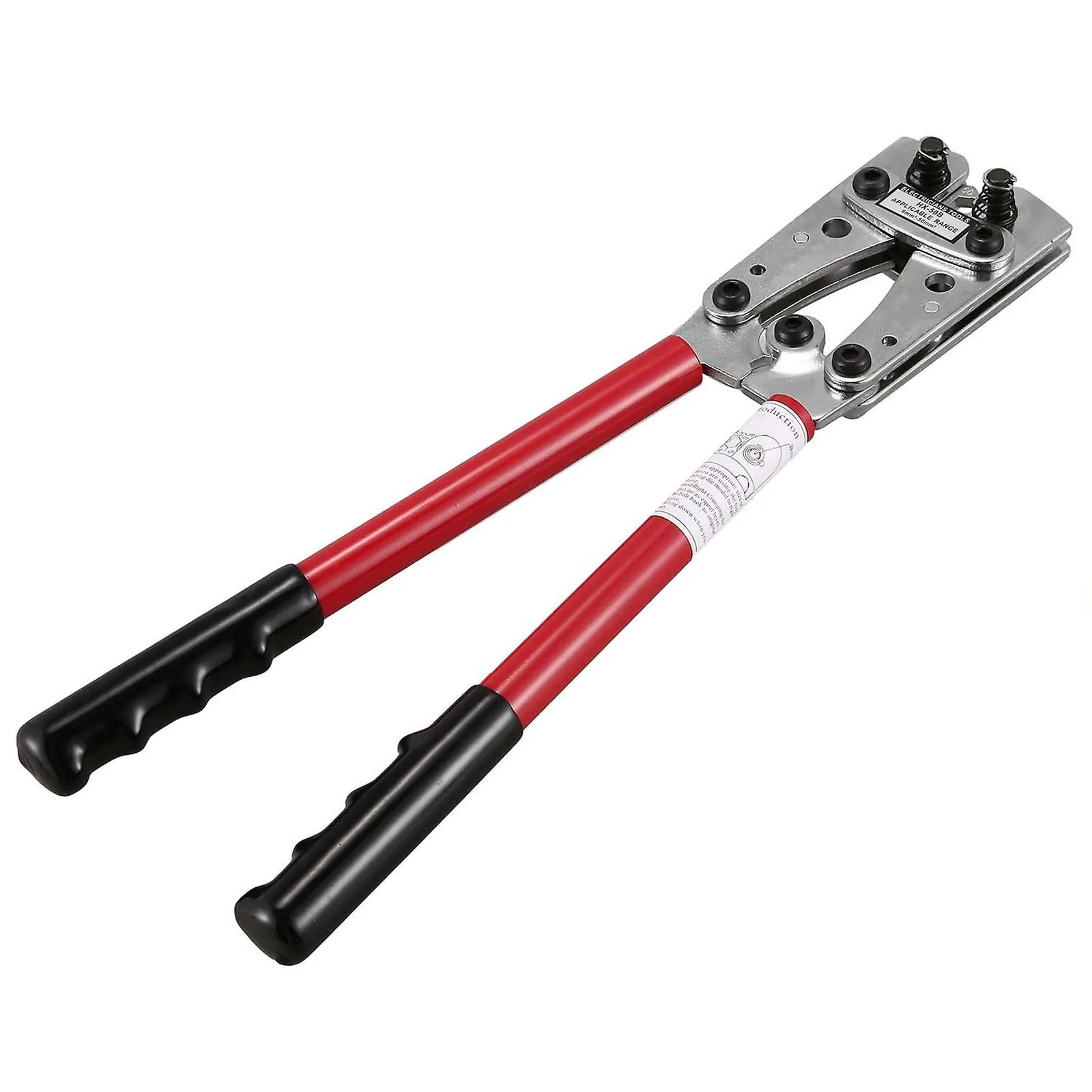 Large Terminal Crimping Pliers, Cable Lug Crimping Tools Suitable for 6-50mm ² 10-1AWG Y.O/OT Bare Terminals /DT Copper Connecto 
Large Terminal Crimping Pliers, Cable Lug Crimping Tools Suitable for 6-50mm ² 10-1AWG Y.O/OT Bare Terminals /DT Copper Connecto