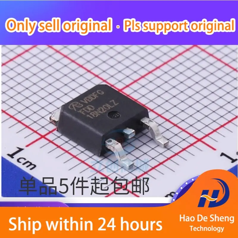 10PCS/LOT FDD18N20LZ 18N20 MOS Field-effect Transistor 200V/16A New Original In Stock
10PCS/LOT FDD18N20LZ 18N20 MOS Field-effect Transistor 200V/16A New Original In Stock