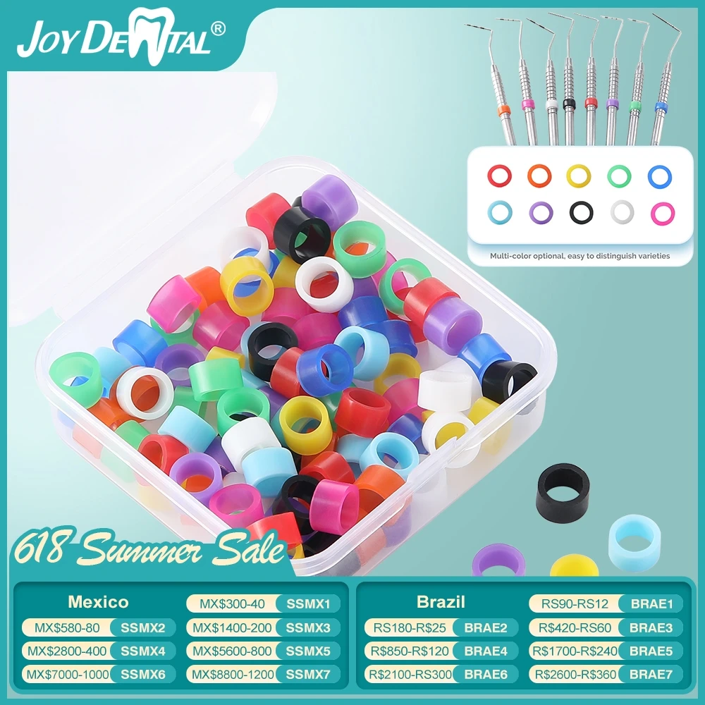 100Pcs/Box AZDENT Dental Color Code Ring Silicone Identification Circle Orthodontic Instrument Dentistry Material Autoclavable
100Pcs/Box AZDENT Dental Color Code Ring Silicone Identification Circle Orthodontic Instrument Dentistry Material Autoclavable