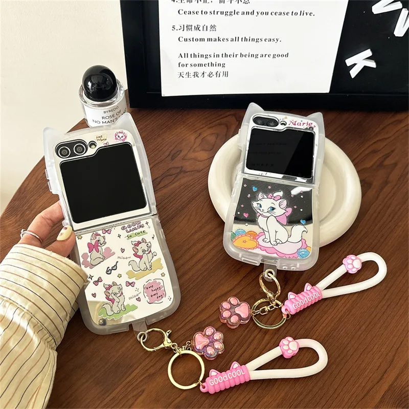 Mirror Cartoon Cat Phone Case for Samsung Galaxy Z Flip 6 5 4 3 Protective Back Cover for ZFlip4 ZFlip5 ZFlip6 Case Shell
Mirror Cartoon Cat Phone Case for Samsung Galaxy Z Flip 6 5 4 3 Protective Back Cover for ZFlip4 ZFlip5 ZFlip6 Case Shell