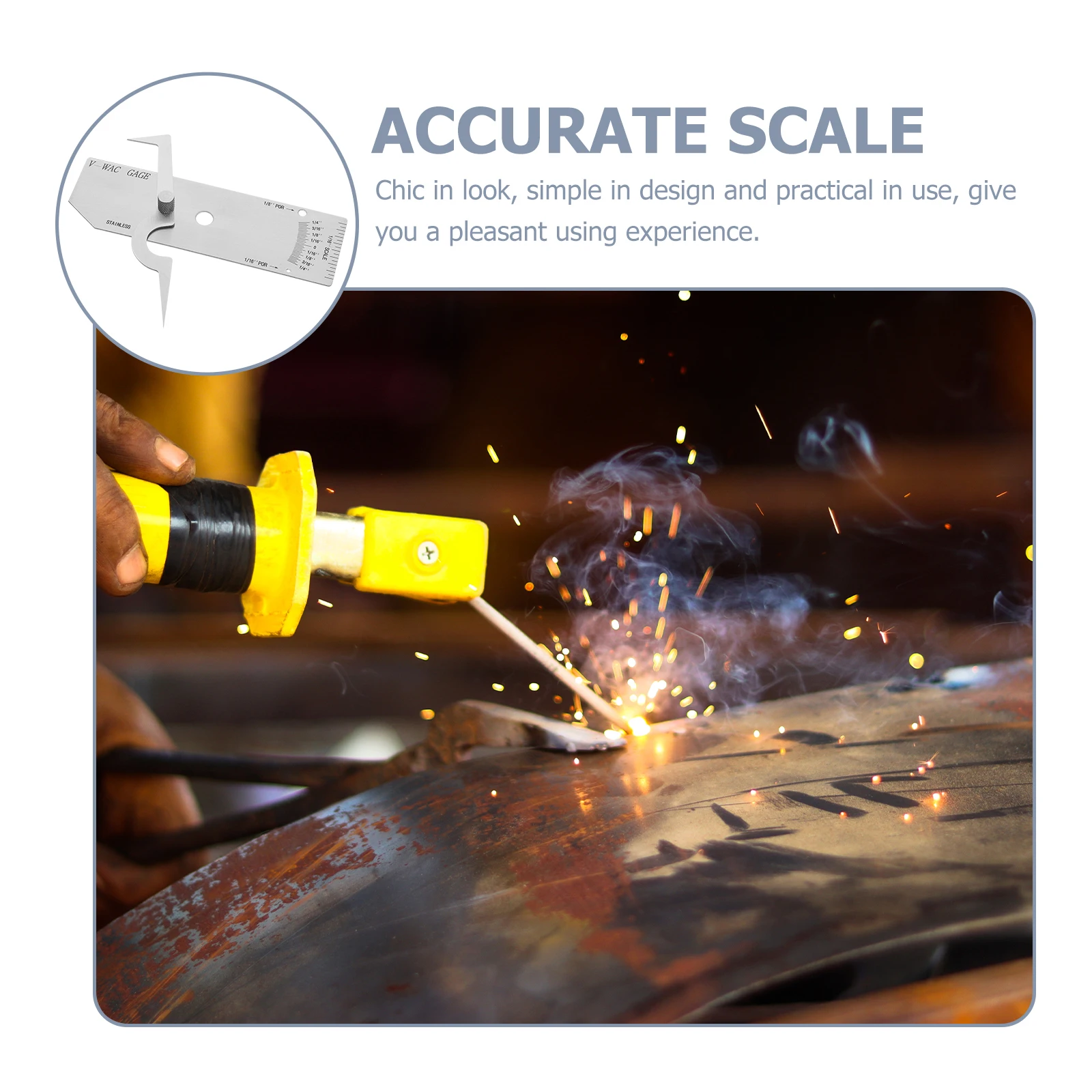 Stainless Steel Welding Gauge for Bridges Boilers Professional Welders Measuring Instrument Thickness Shipbuilding Fillet Weld
Stainless Steel Welding Gauge for Bridges Boilers Professional Welders Measuring Instrument Thickness Shipbuilding Fillet Weld