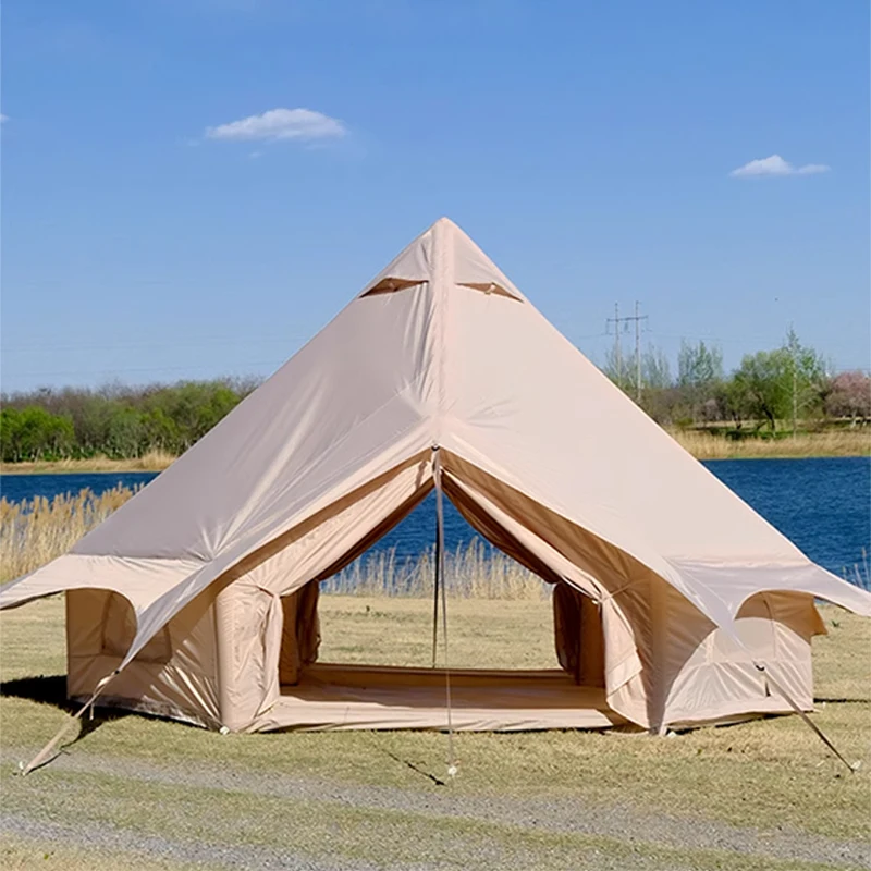 Hot sale!Family Tents Camping Outdoor Air Pole Inflatable Cotton Bell Tent With Water Resistant Fabric
Hot sale!Family Tents Camping Outdoor Air Pole Inflatable Cotton Bell Tent With Water Resistant Fabric