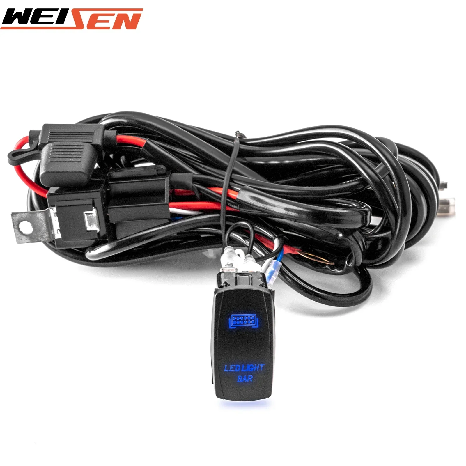 Universally 10 FT 160W 5 Pin LED Light Bar Wiring Harness for Jeeps 4x4 Cars Motorcycles ATV UTV SUV Truck Trailer Forklift Boat
Universally 10 FT 160W 5 Pin LED Light Bar Wiring Harness for Jeeps 4x4 Cars Motorcycles ATV UTV SUV Truck Trailer Forklift Boat