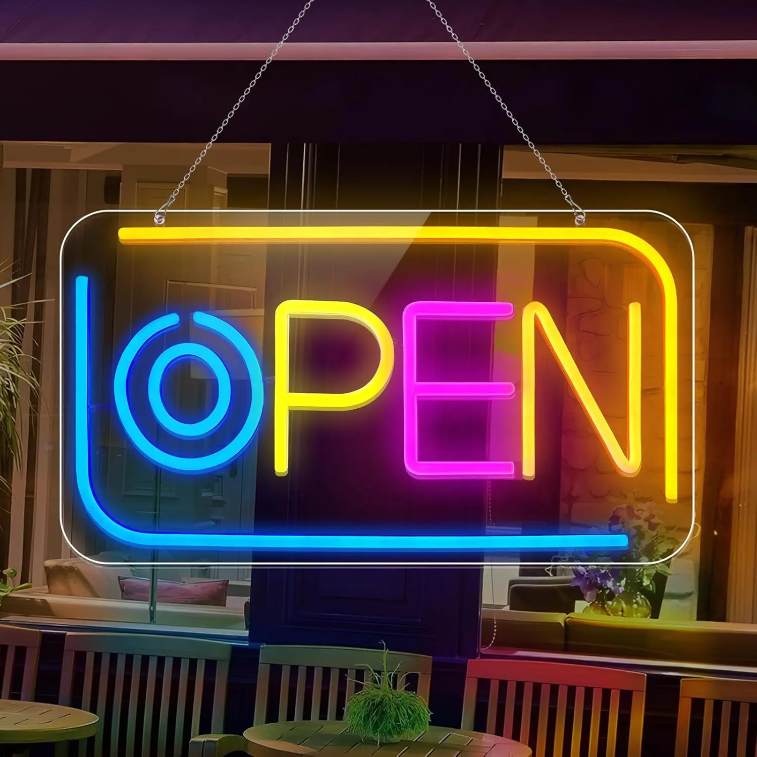 Colorful Open Neon Sign LED Neon Light Sign USB Dimmable for For Busines Window Shops Restaurants Store Bar Bedroom Decor
Colorful Open Neon Sign LED Neon Light Sign USB Dimmable for For Busines Window Shops Restaurants Store Bar Bedroom Decor