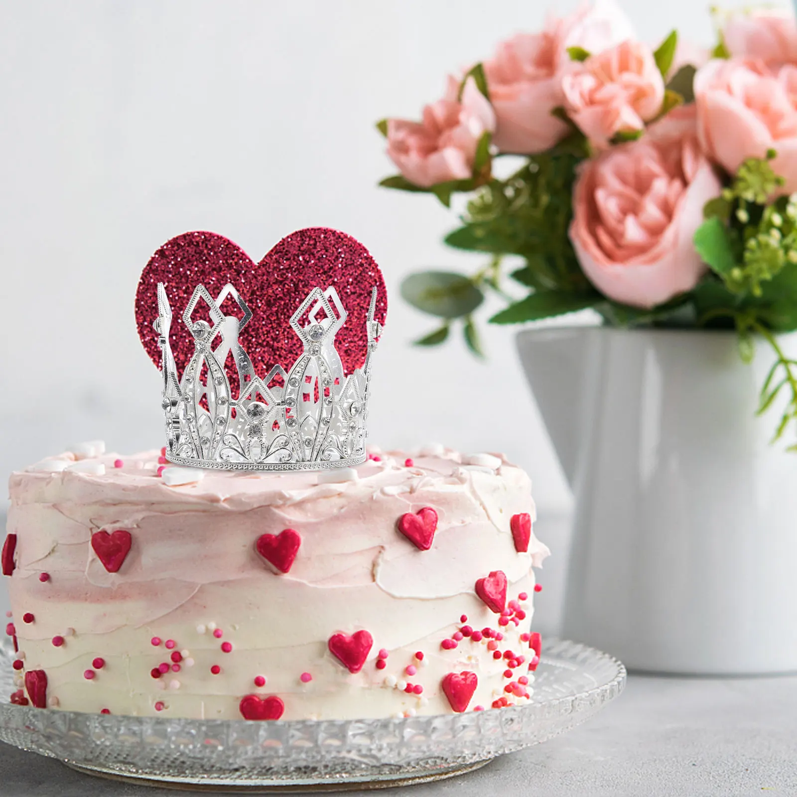 2pcs Delicate Cake Topper Mini For Kids Birthday Party Decoration Tiara Children Headdress Silver Dessert Ornament Baking Crown
2pcs Delicate Cake Topper Mini For Kids Birthday Party Decoration Tiara Children Headdress Silver Dessert Ornament Baking Crown