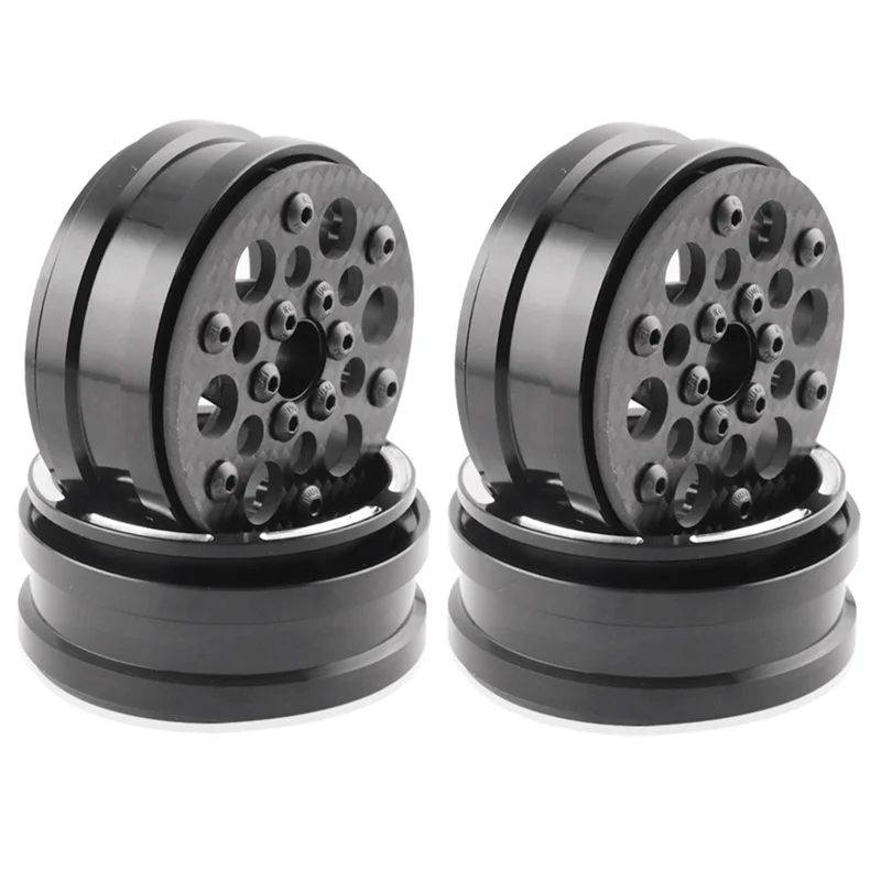 4Pcs Carbon Fiber 1.9Inch Beadlock Wheel Rim Wheel Hub For 1/10 RC Crawler Car Axial SCX10 TRX4-AM
4Pcs Carbon Fiber 1.9Inch Beadlock Wheel Rim Wheel Hub For 1/10 RC Crawler Car Axial SCX10 TRX4-AM