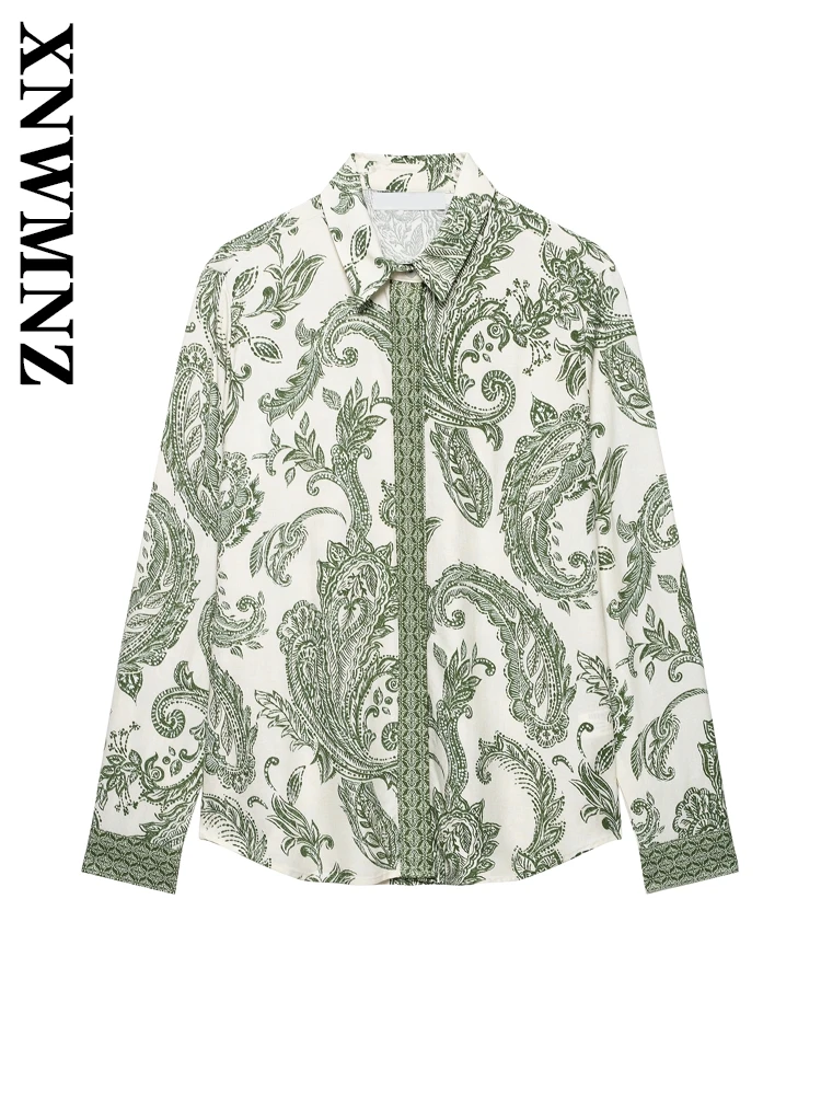 XNWMNZ 2025 Summer New Female Retro Shirt Sophisticated Spring Woman's Turn-down Collar Outerwear Print Long Sleeve Coat Floral
XNWMNZ 2025 Summer New Female Retro Shirt Sophisticated Spring Woman's Turn-down Collar Outerwear Print Long Sleeve Coat Floral