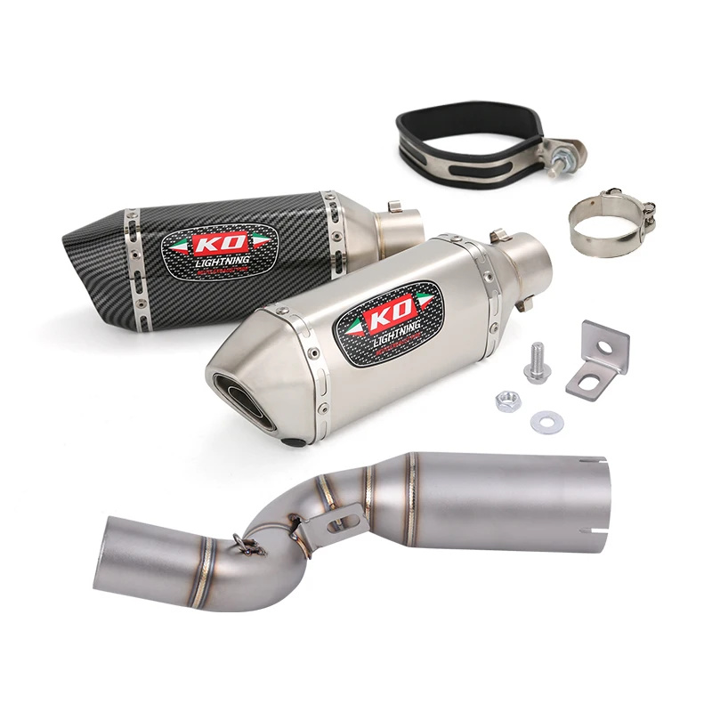 Motorcycle Exhaust System Mid Link Pipe Stainless Steel 51mm Muffler Escape Modified For Duke 390 250 125/390 SMC R 2025 2026
Motorcycle Exhaust System Mid Link Pipe Stainless Steel 51mm Muffler Escape Modified For Duke 390 250 125/390 SMC R 2025 2026