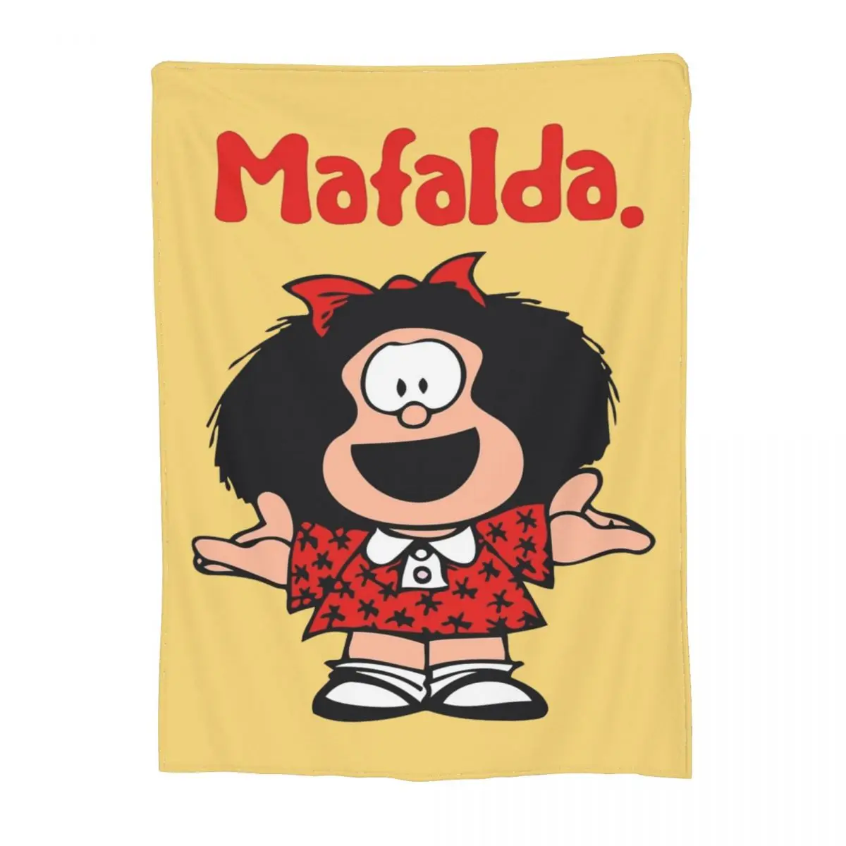 Одеяло Mafalda с мультяшным рисунком, Фланелевое постельное белье, комикс, пледы, расслабляющие теплые одеяла для детской комнаты
Одеяло Mafalda с мультяшным рисунком, Фланелевое постельное белье, комикс, пледы, расслабляющие теплые одеяла для детской комнаты